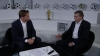 Zu Gast in der ersten Sendung: DFB-Präsident Wolfgang Niersbach (rechts). [Foto: FUSSBALL.DE]
