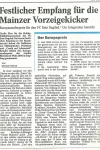 Pressebericht in der Mainzer Allgemeinen Zeitung zum Europapreis