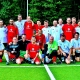 Das übliche Foto beider Mannschaften vor dem Spiel