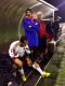 Die Entenbank mit Samir, Ronald, Uli und Ajmal.jpg