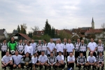 Foto beider Mannschaften vor dem Anpfiff