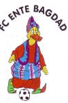 Eine von vielen Versionen des Logos des FC Ente Bagdad