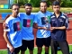 Mustapha, Qasem, Samir und Mojtaba mit Pokal.jpg