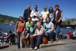 Ein Teil der Enten-Reisegruppe am Zürichsee
