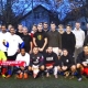 Die Spieler vor dem Anpfiff